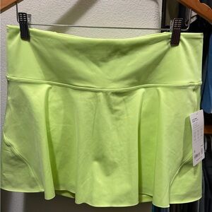 Athleta Neon Lime Ace Tennis Skort